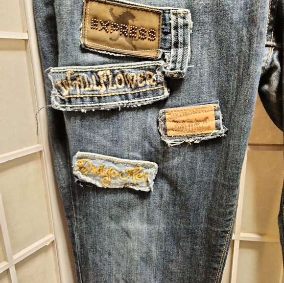 Denim Upcycled Tag Jeans - Picture 5 of 14
